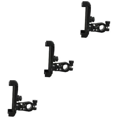 Produktbild: Mobestech 3St Handyhalter fürs Fahrrad Smartphone Fahrrad Halter fahrradhalter für Smartphone Fahrrad-Smartphone-Halterung handyhalterung Fahrrad-Klemmsitz Handyhalter Fahrradhalterung Black