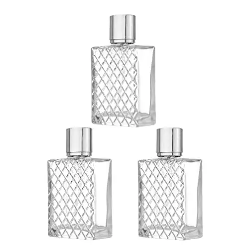 Produktbild: Mobestech 3St Parfümflasche sprühflasche Mini-Glasflaschen feine Nebelzerstäuber Terrarien 100 ml Parfümflakon Parfümzerstäuber Wasserflasche Container Spritzgerät reisen Aluminium