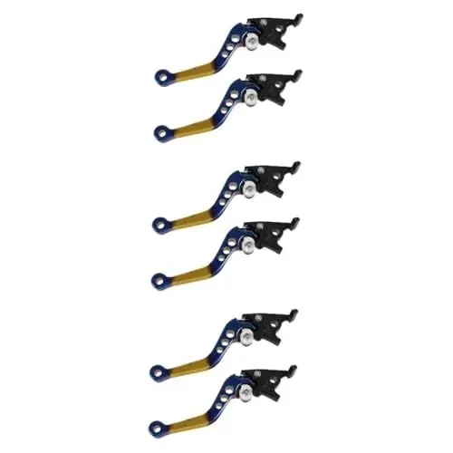 Produktbild: Mobestech 3 Paare Motorradgriff Bremshebelsatz -bremshebelgriff Bremshebel Für Elektrofahrräder Lenkerbremshebel Griff Für Motorradbremsen -bremsgriffhebel Aluminiumlegierung