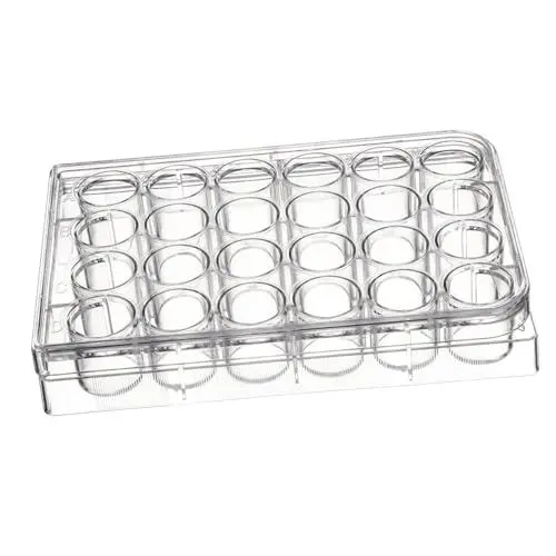 Produktbild: Mobestech 3 Stücke Kultur Gericht 24 Gut Platte Deckel Verhindert Bestrahlt Grade Material Labor Grade