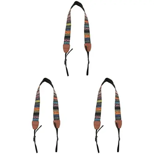 Produktbild: Mobestech 3st Kameragurt Leder Endet Kamera Universeller Kamera-schultergurt Schultergurt Der Kamera Tragegurt Kamera-crossbody-gurt Dslr Retro-kamera Eine Schulter Polyester Kuriergurt