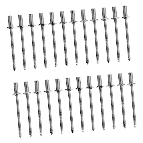 Produktbild: Mobestech 50stücke Edelstahl Blindnieten Geschlossene Rundkopf-rivets Für Möbel Und Bastelprojekte Hohe Korrosionsbeständigkeit Und Einfache Installation