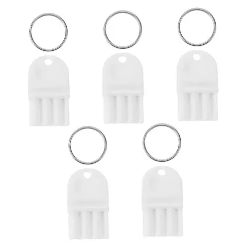Produktbild: Mobestech 5 Sets Silber Handtuch Spender Schlüssel Ersatz Universal Papier Handtuch Schlüssel