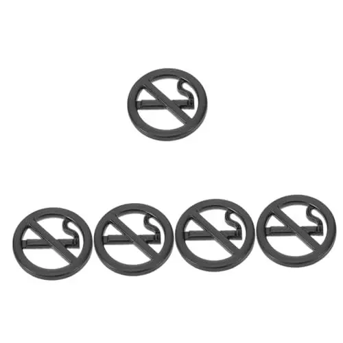 Produktbild: Mobestech 5 Stück Nichtraucher Autoschild Nichtraucher Schild Aufkleber Metall Fahrzeugaufkleber Nichtraucher Aufkleber Für Autos Nichtraucher Aufkleber Nichtraucher Schilder