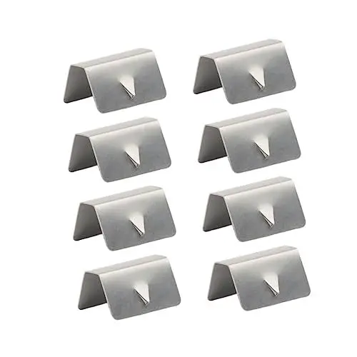 Produktbild: Mobestech Edelstahl Wind Regen Clips Für Auto Windschutzscheibe Snap-ersatz Silber Farbe