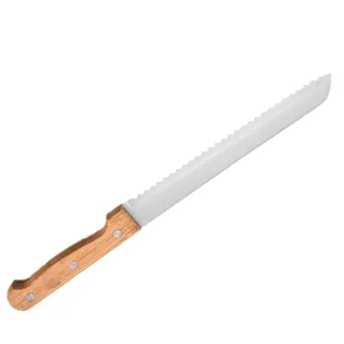 Produktbild: Mobestech Brotmesser Kuchenwerkzeuge Zum Dekorieren Kuchenschneider Hausgemacht Küchenwerkzeug Backen Slicer Kuchenschnitzel Backen Rostfreier Stahl Khaki