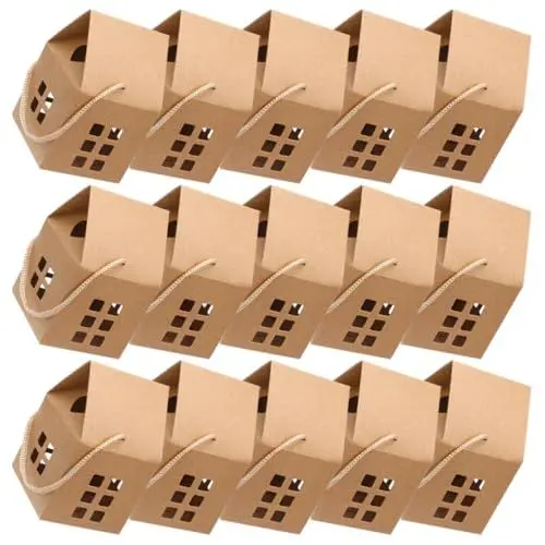 Produktbild: Mobestech 24 Stück -süßigkeitenboxen Neuartige Elegante Weihnachts-großboxen Mit Deckel Für Die Weihnachtsdekoration Geschenkverpackung