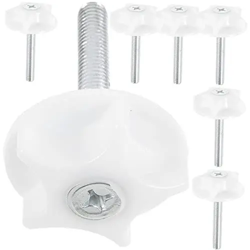 Produktbild: Mobestech 6stücke Teiliges Bettkopfteil-befestigungsbolzen Mit Unterlegscheiben Schwerlast-bettkopfteil-schrauben Für Sofabetten Stabil Und Langlebig Für Möbelreparaturen Und