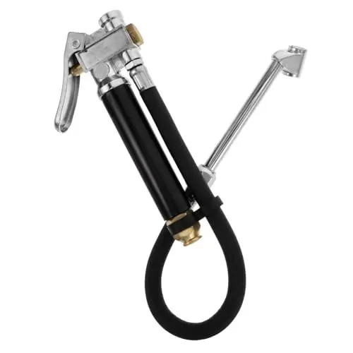 Produktbild: Mobestech Reifendruckmesser Reifenfüller Mit Manometer Druckmesser Für Rennreifen Niederdruck-reifenmesser Ac Ladeschlauch Elektrische Luftpumpe Für Reifen Reifenfüllmesser Zinklegierung