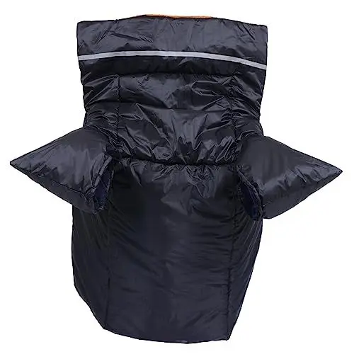 Produktbild: Mobestech Schwarze wasserdichte Winter Beinabdeckung für Elektroroller Fleece Gefütterte Schürze Installieren für Herbst und Winter Hält Beine Warm Einsetzbar