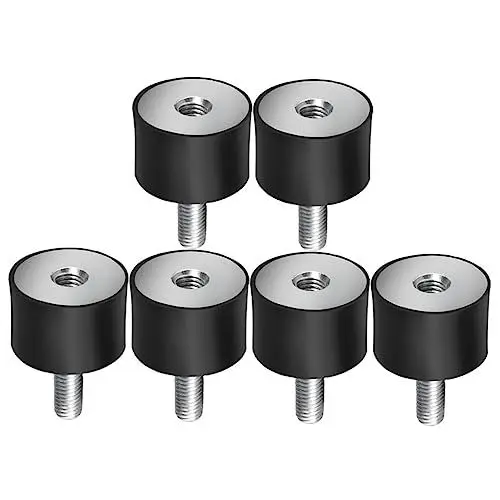 Produktbild: Mobestech Ständer 6 Stk Stoßdämpfer Motoraufhängungen Aus Gummi Vibrationsisolierende Halterungen Motorhalterungen Spulen Anti-vibrations-gummilager Fadenständer Kompressor M8 Gummimatte