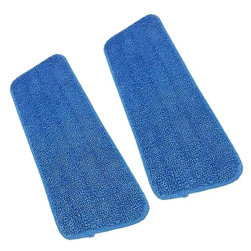 Produktbild: Mobestech Wischmop 2st Sprühmopp Flache Ersatzköpfe Für Trockene Wischmopps Schrubben Mikrofaser Profis Reinigungsmop Tuch Mikrofaser-mopp Wischpad Aus Mikrofaser Flachmopp Den Boden Wischen