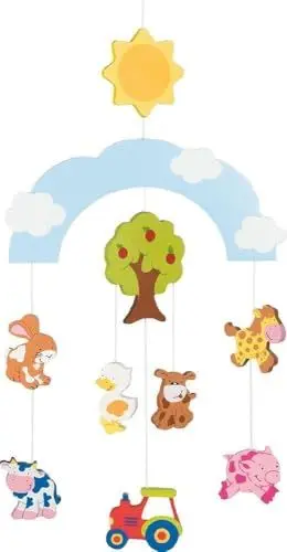 Produktbild: Mobile Bauernhof: 20 x 55 cm, Holz, 10 Teile
