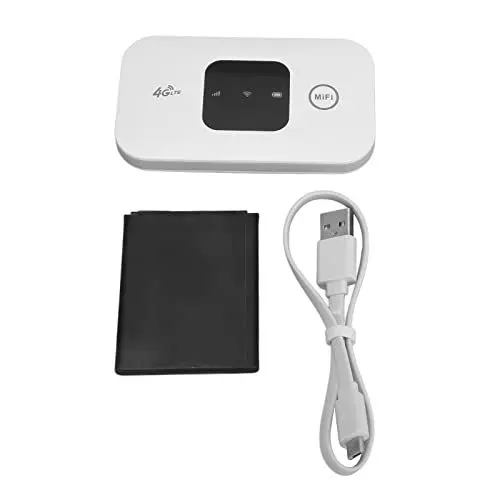 Produktbild: Mobiler 4G-WLAN-Router, Tragbarer 150-Mbit/S-WLAN-Hotspot-Router, Unterstützt B1 B3 B5 B7 B8 B20 B38 B40 Netzwerkband Reise-Internet-WLAN für Telefon, Laptop, Desktop-Tablet
