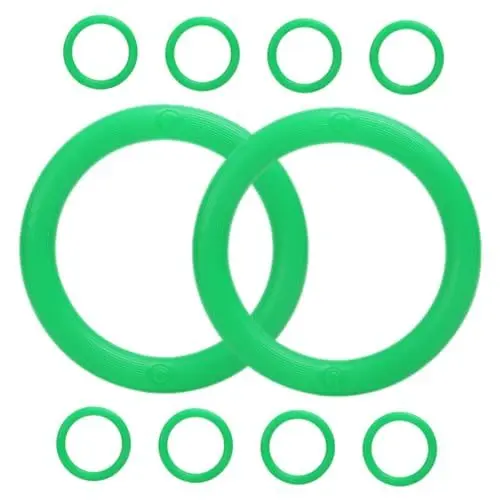 Produktbild: MOBUTOFU 10st Obstwaschmaschine Repariert Obstständer Pfähle Für Blumentöpfe Melonenwiege Wassermelonen-fixierkreise Früchte Ringbasis Gartenspalier Wassermelone Mit Ringen Green Abs