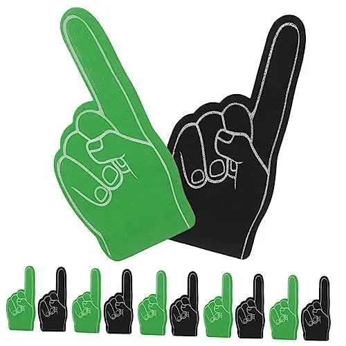 Produktbild: MOBUTOFU 12St Cheerleader-Handbewegung Fingerstütze für Sportfans Cheerleader Schaumfinger Schaumhand spaß evengers riesige Schaumfinger für den Sport Zubehör für Sportveranstaltungen Eva