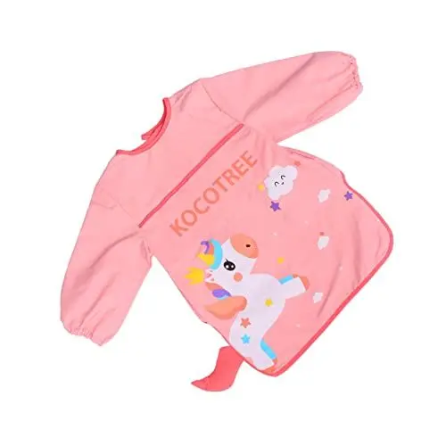 Produktbild: MOBUTOFU 1Stk wasserdichtes Wendekleid Kleinkind-Lätzchen Lätzchen für Lätzchen für Kleinkinder Babylätzchen malschürze kinder kinderschürze Babykittel isst Kittel Polyester