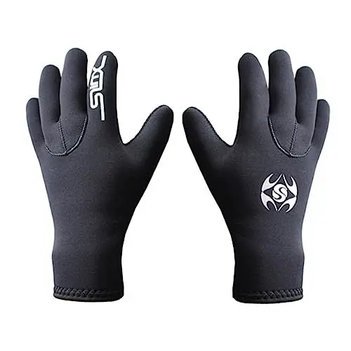 Produktbild: MOBUTOFU 1 Paar 3 Mm Neopren Tauchhandschuhe Größe XL Elastische rutschfeste Schwimm Und Schnorchelhandschuhe Für Winteraktivitäten Ideal Für Tauchen Speerfischen Und Wassersport