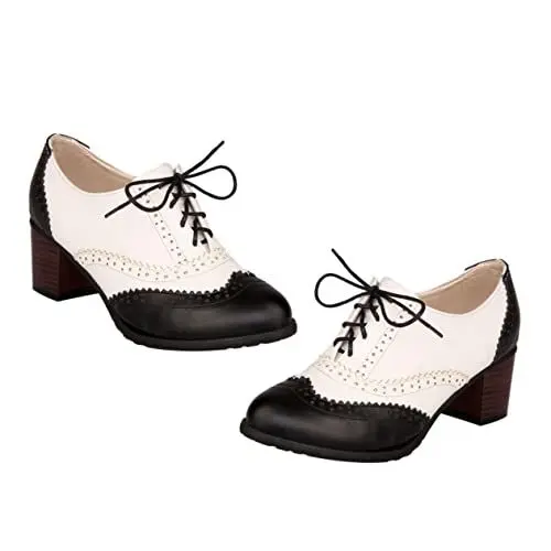 Produktbild: MOBUTOFU 1 Paar Damen Schuhe Mit Tiefem Mund Und Hohen Absätzen Schuhe Retro Plateau Absätze Für Damen Kurze Cowgirl Stiefel Für Damen Pumps Pantoletten Für Damen Absätze Sohle