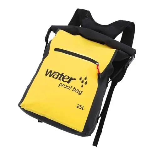 Produktbild: MOBUTOFU 25L wasserdichte Strandtasche PVC Dry Bag Für Wassersport Schwimmen & Outdoor Aktivitäten Robuste Umhängetasche Ideal Für Strand Pool Und Reisen