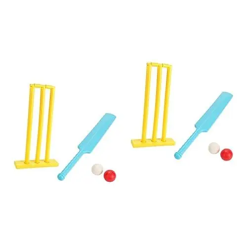 Produktbild: MOBUTOFU 2 Sätze 4Tlg Hinterhofgrille Cricket-Set für Kinder Cricket Set Kinder Outdoor Toys spielwaren für draußen spielsachen für draußen Spiele außerhalb Eltern- Sportspiel Spielzeug