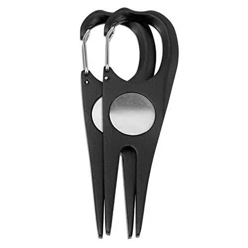 Produktbild: MOBUTOFU 2 Stücke Golf Divot Marker Tragen-beständig Zarte Design Ätherisches Golf Zubehör Für Papa