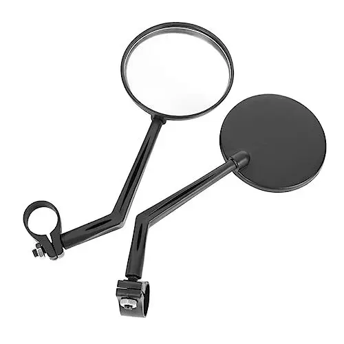 Produktbild: MOBUTOFU 4 Stück Fahrradspiegel Rückspiegel 360° Drehbar Konvexspiegel Für Lenker Fahrrad Rückspiegel Für Mountainbike Rennrad Homieway Fahrradspiegel Zubehör