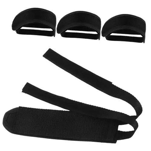 Produktbild: MOBUTOFU Leichte Fahrrad Pedalriemen Für Fixie Fahrräder Strap Pedals Für Sicheres Fahren Ideal Für Rennräder Und Mountainbikes