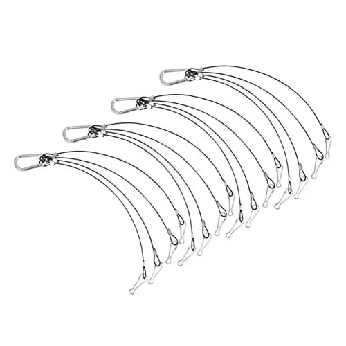 Produktbild: MOBUTOFU 4 Stück Pflanze Wächst Licht Hängender Draht Drahtbügel Set Zum Aufhängen Von Pflanzenwachstumsleuchten Pflanzen Wachsen Lichtaufhänger Led Grow Light Aufhänger Leichter Aufhänger