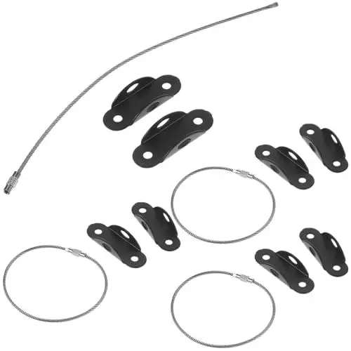 Produktbild: MOBUTOFU TIPP-kit Für Möbel 4 Sets Wandanker Babysicherungsgurte Für Bücherregale Und Schränke