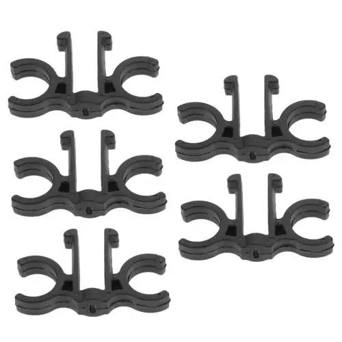 Produktbild: MOBUTOFU S2-kompatible Gehstockschnalle 8-Fach-Clip Für Wanderstockhalter Stabiles Trekkingstock-Clip-Set