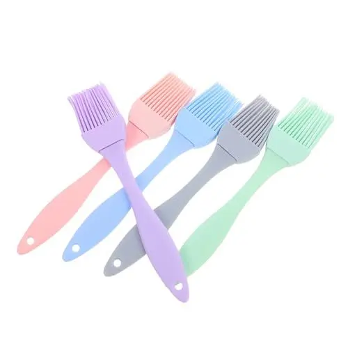 Produktbild: MOBUTOFU 5stücke Teiliges Bbq Bürste Hochtemperaturbeständig Wiederverwendbar Zum Grillen Und Backen Für Gemüse Und Teig