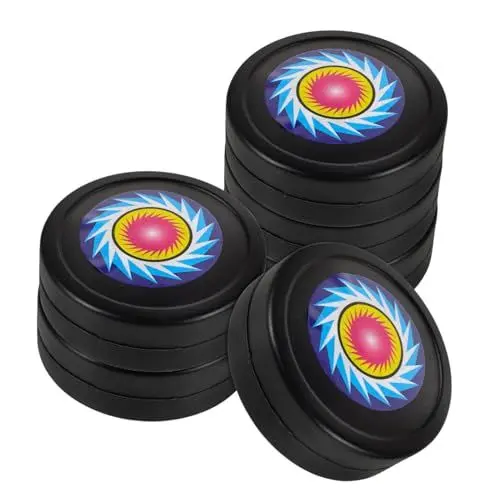 Produktbild: MOBUTOFU 6stücke Bodenhockey-Pucks Shuffleboard-Pucks Hockey-trainingszubehör Für Drinnen Und Draußen