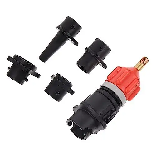 Produktbild: MOBUTOFU Luftpumpen-konverter Schlauchboot-pumpenadapter Elektrischer Pumpenanschluss Für Boot Orange 1 Stück