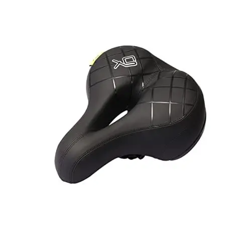 Produktbild: MOBUTOFU Fahrradsattel Sitzkissen Für Radfahrer Bequemer Fahrradsitz Mit Gel Federung Ideal Für Trekking Und City Fahrten Elegantem Schwarz Perfekt Für Damen Und Herren