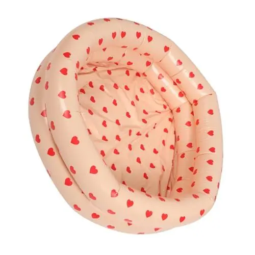 Produktbild: MOBUTOFU Kinderbecken Babypool Kinder badewanne Aufblasbares Planschbecken Kleinkind Planschbecken Kinder wasserspielzeug Babybecken Aufblasbadewanne für Kleinkinder Pool für PVC Beige