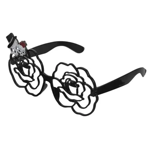 Produktbild: MOBUTOFU Coole Brille für Teenager lustige Sonnenbrille Damen-Sonnenbrille Erwachsene Sonnenbrille lustige Sonnenbrille -Brille Blumenparty