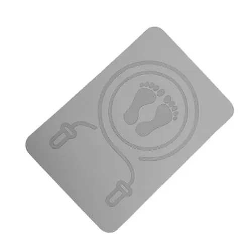 Produktbild: MOBUTOFU Heimübungsunterlage Rutschfeste Springseilmatte Leise Trainingsmatte Sportunterlage Für Fitnesstraining