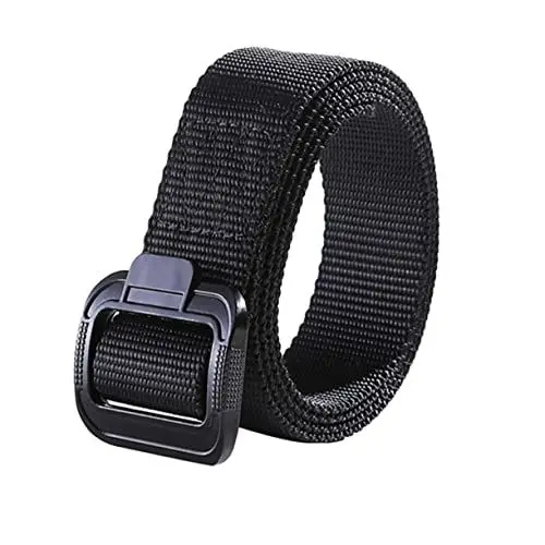 Produktbild: MOBUTOFU Taktischer Gürtel Herren Breite Militärgürtel Aus Sport Nylon Schnellverschluss Outdoor Freizeitgürtel Schwarz