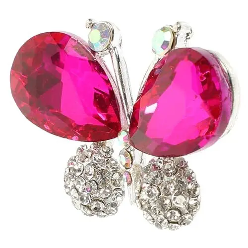 Produktbild: MOBUTOFU schmuck dekoration clip Handwerk Nähen Patch Schuhanhänger mit Strasssteinen Strass-Schuhe Patches shoe charms Schuhdekoration Applikationen aus Strass Applikation nähen