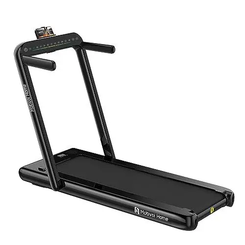 Produktbild: Mobvoi Home Laufband für Zuhause Klappbar 2,25 Ps Elektrisch Walking pad 12 KM/H eingebauter Bluetooth-Lautsprecher Fernbedienung Lauf- und Laufgerät für Heimfitnessübungen,Schwarz
