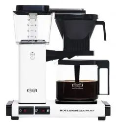 Produktbild: Moccamaster KBG Select, Filtermaschine Kaffee, Kaffeemaschine, Filterkaffee, Matt White, 1.25L