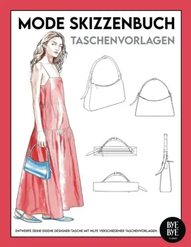 Produktbild: Mode Skizzenbuch: Taschenvorlagen