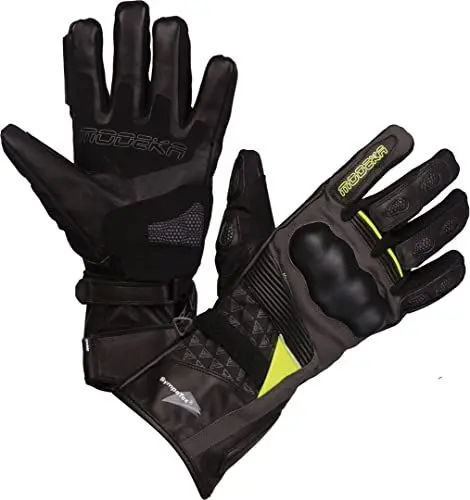 Produktbild: Modeka Panamericana Motorradhandschuhe Schwarz/Neon 10