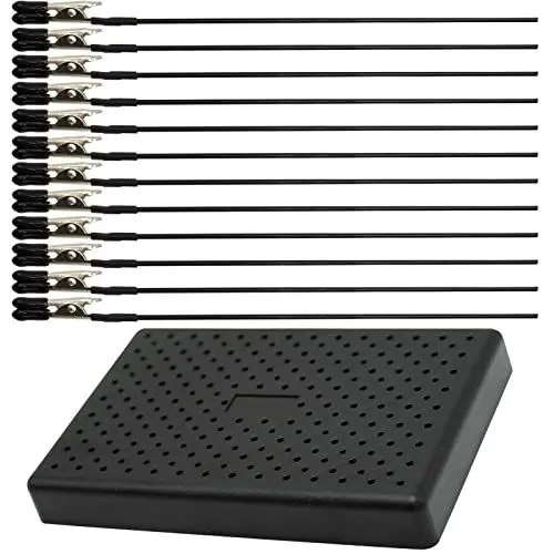 Produktbild: Modellbau Zubehör,Model Painting Tool Standfuß und Krokodilklemme und Klemmhülsen Sprühfarben, Malerständer-Basis, Metalldraht-Krokodilklemmen, Schwanzklemmen für Hobby-Modellierung-10Stk. Clips