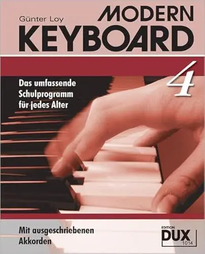 Produktbild: Modern Keyboard 4: Schule für Keyboard mit ausgeschriebenen Akkorden
