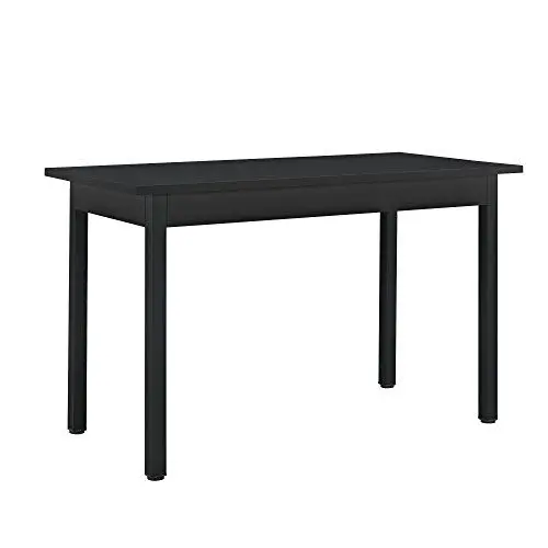 Produktbild: Moderner Esstisch 'Den HAAG' Schwarz 120x60cm 4 Personen Tisch Esszimmertisch Küchentisch