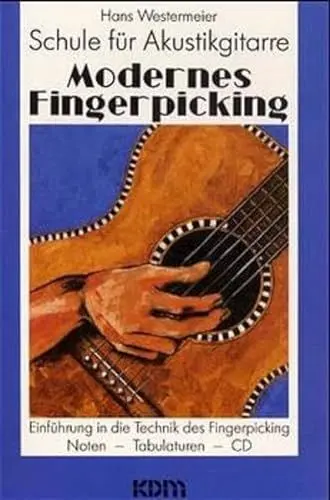 Produktbild: Modernes Fingerpicking, Schule für Akustikgitarre, Bd.1, Einführung in die Technik des Fingerpicking, m. CD-Audio: Schule für Akustikgitarre. ... des Fingerpicking. Noten - Tabulatoren - CD