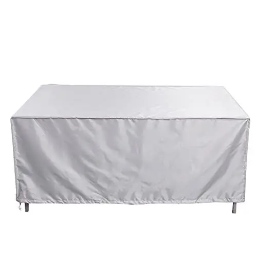 Produktbild: Möbelabdeckung Abdeckplane Gartenmöbel, 210 x 110 x 75 cm (L x B x H) 420D Oxford-Gewebe Gartenmöbelabdeckung wasserdichte Plane Abdeckung für Gartenmöbel Wetterfeste Outdoormöbel Gartentisc