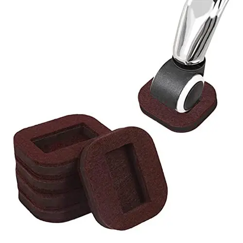 Produktbild: Möbeluntersetzer 5 Stück rutschfest Bodenschutz Für Alle Böden Und Räder Rollenuntersetzer Stuhlbein Bodenschutz Möbeluntersetzer Bürostuhl Stopper Möbel Untersetzer Rollenstopper Für Möbel, Sofas
